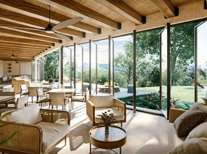 GREEN 19La social kitchen soñada, BBQ y Horno de leña.