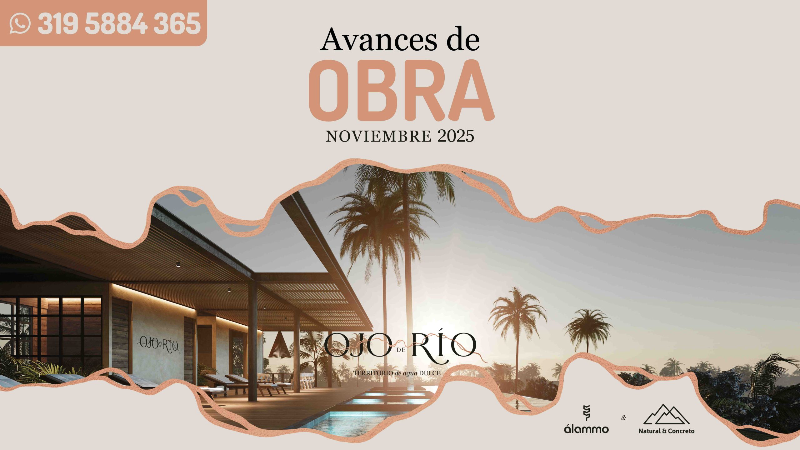 AVANCE DE OBRA NOVIEMBRE OJO DE RIO