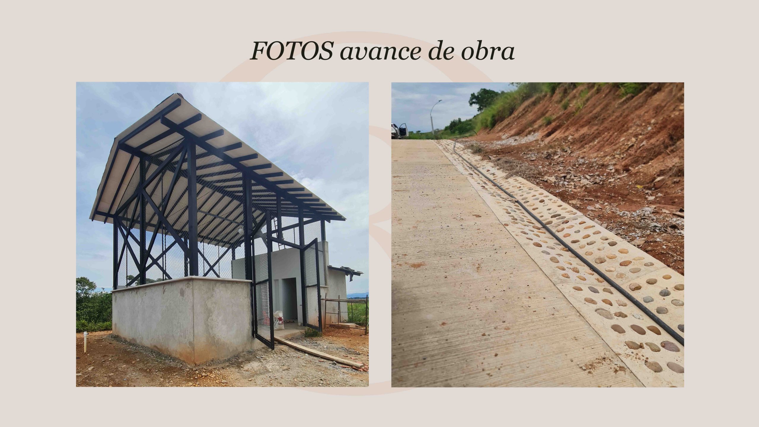 AVANCE DE OBRA NOVIEMBRE OJO DE RIO