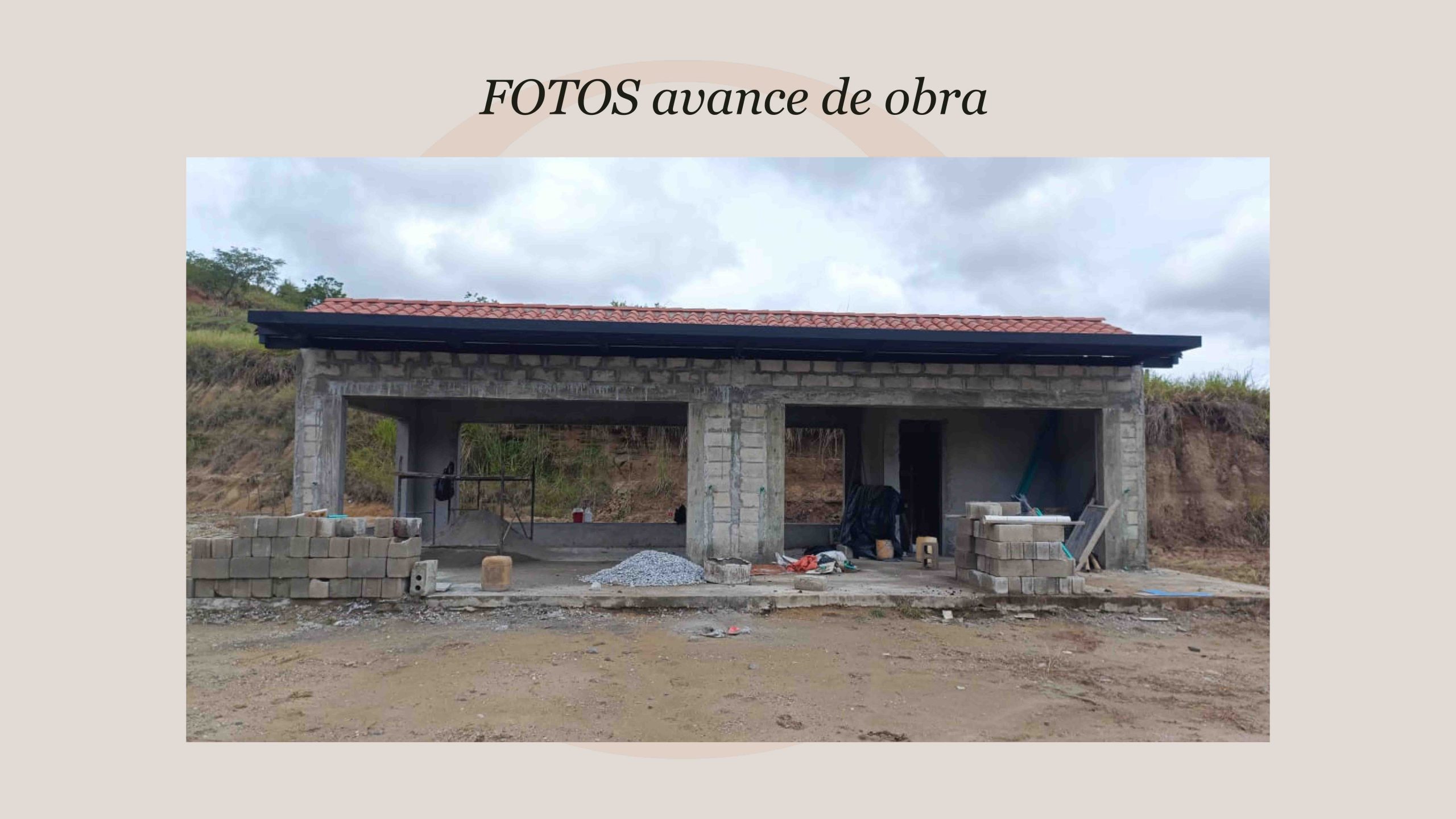 AVANCE DE OBRA NOVIEMBRE OJO DE RIO