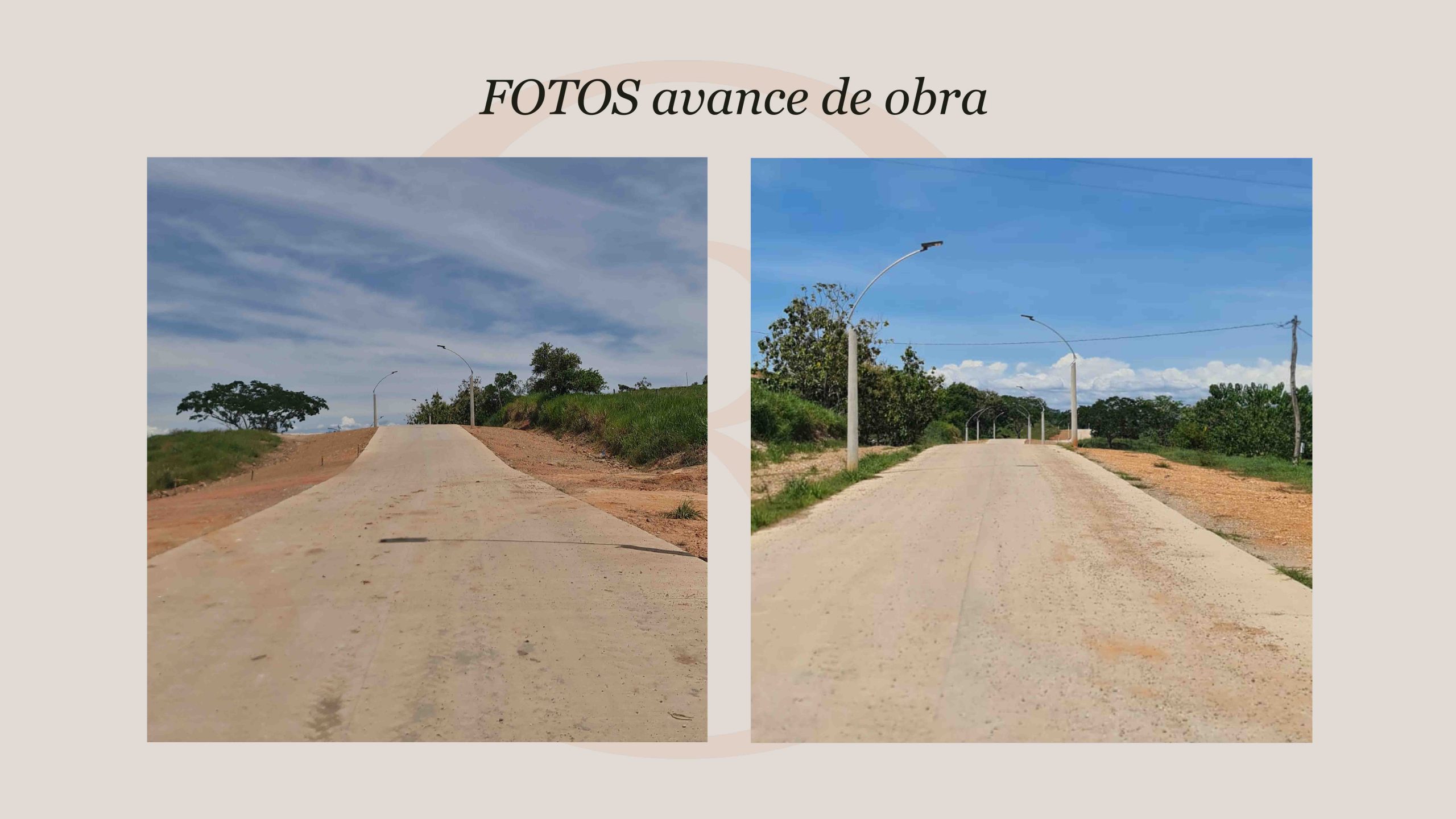 AVANCE DE OBRA NOVIEMBRE OJO DE RIO