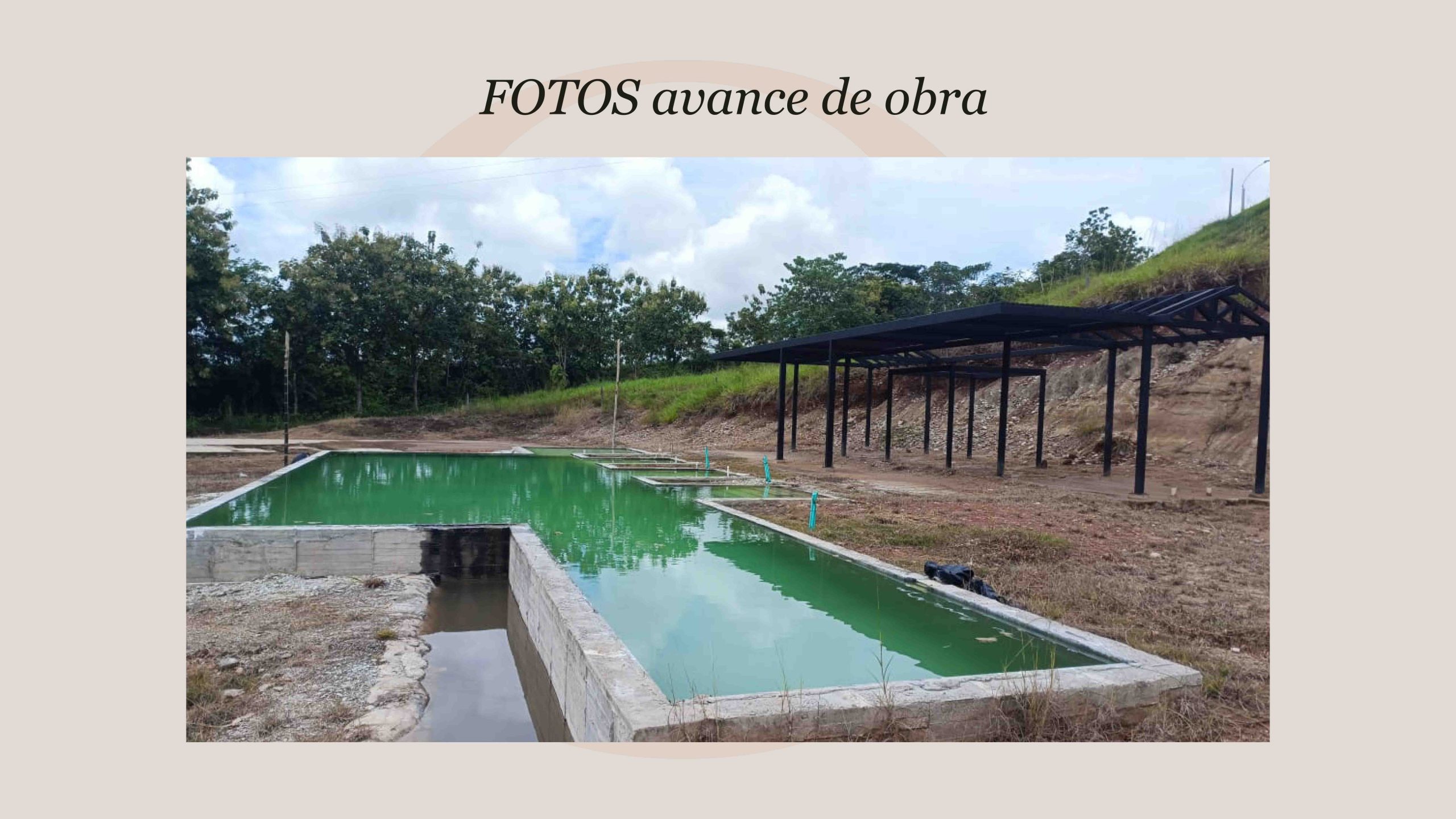 AVANCE DE OBRA NOVIEMBRE OJO DE RIO